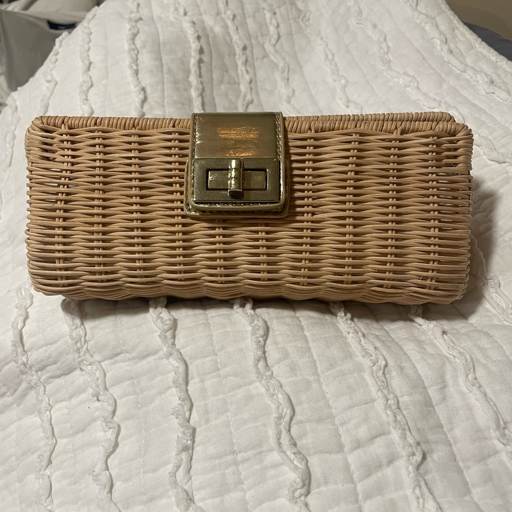 J CREW clutch. Great condition! Gold clasp